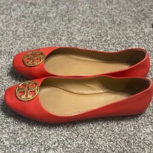 TORY BURCH BALLET FLATS SZ 10